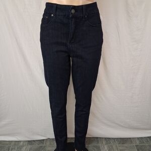 Seven 7 New Jeans High-Rise Skinny Jeans in Dark Indigo